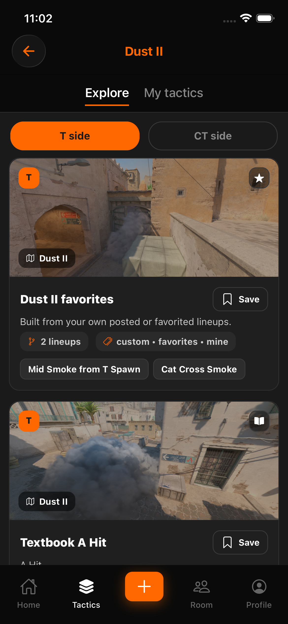 CS2 Tactics map tactics screen